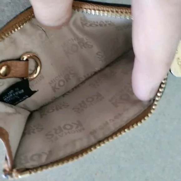 MICHAEL KORS BROWN COIN PURSE WALLET - Picture 5 of 6